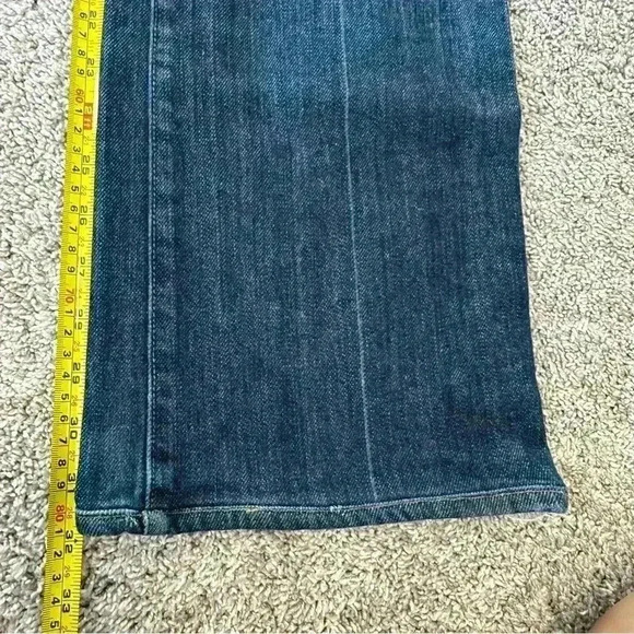 7  for all Mankind bootcut low rise medium wash size 31 western Y2K stretch - Picture 9 of 12